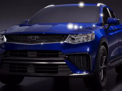  Geely Tugella 2020 3D model