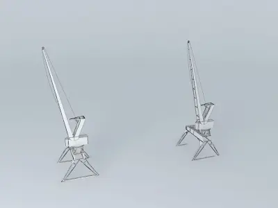 Picasso cranes Free 3D model