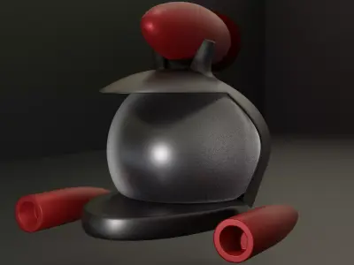 Sci-Fi Space Pod Free 3D model