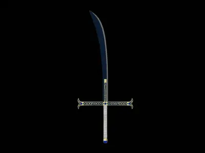Dracule Mihawk Blade Low-poly 3D model