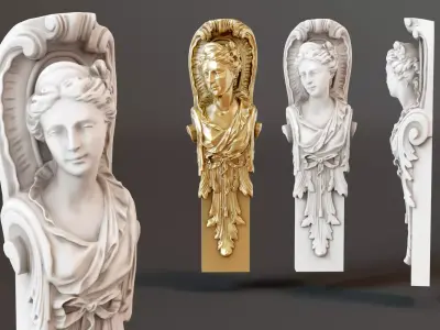 statue decoration 3D Print model 3D print model