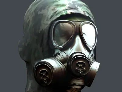 Helmet 3d model military combat Military Low-poly Low-poly  Low-poly 3D model order