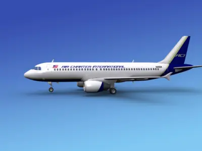 Airbus A320 Air Charter Intl 1 3D model