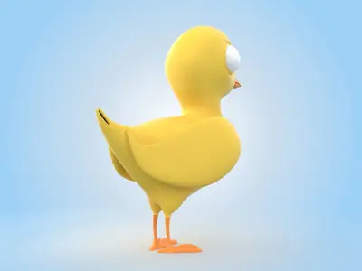 Chick 3D model