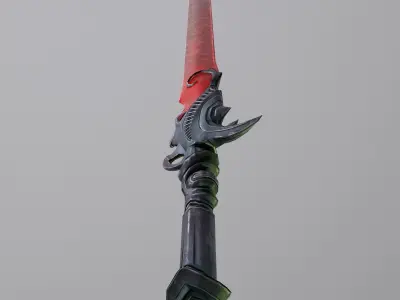 SwordR sword Low-poly 3D model