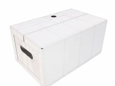 Paper carton  3D model