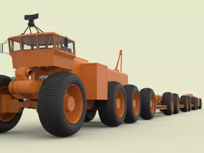 Morrow project Overland train Mark II 3D model
