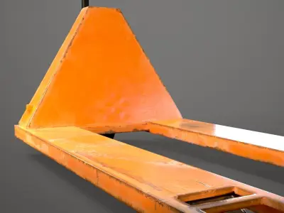 Pallet Truck Game-Ready Model Low-poly 3D model