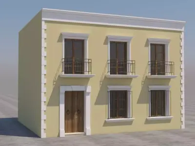 Mexican House 3D model 2