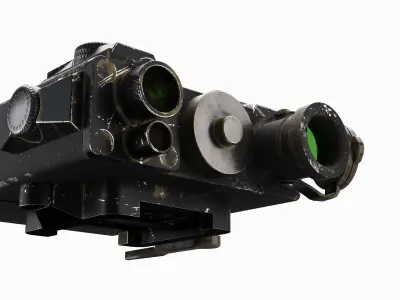 Tactical Laser Steiner dbal a2 Free low-poly 3D model