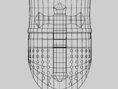 knight helmet Free low-poly 3D model