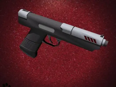 SilverNite gun Free 3D model