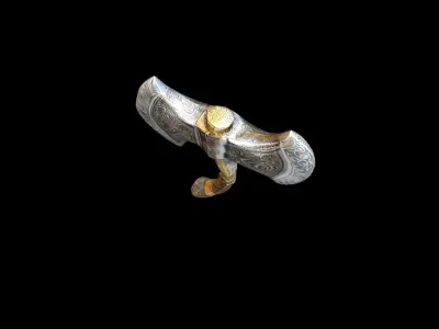 A legendary battle axe 3D model