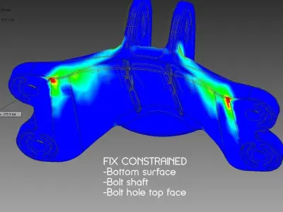 Ride II Bracket Free 3D model