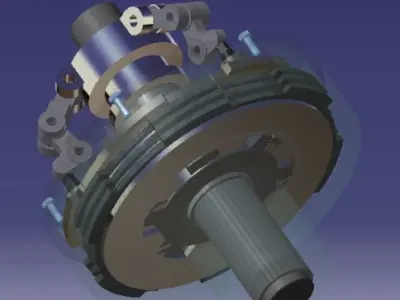 Automobile Clutch-Assembly 3D model