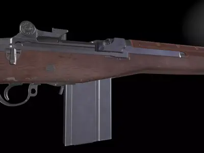 M14 Rifle Low-poly 3D model purchase