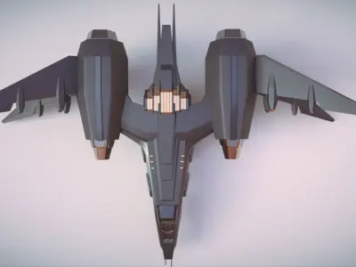Space Fighter MK 1 3D model