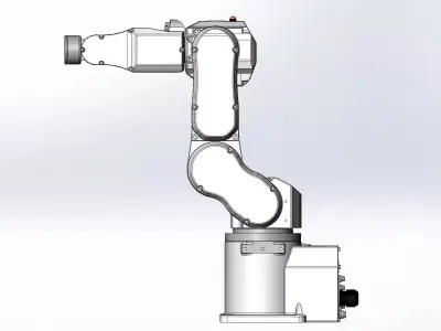 6 axis industrial robot 3D model