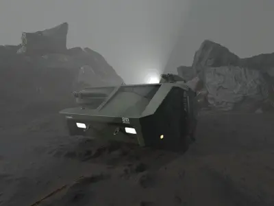 M577 APC Low-poly 3D model