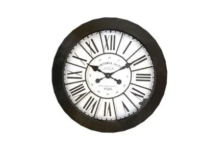 Round Wall Clock Free 3D model