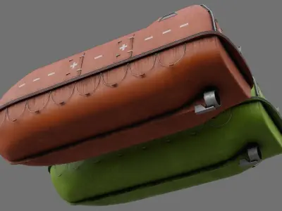Lifeboat 1B Low-poly 3D model