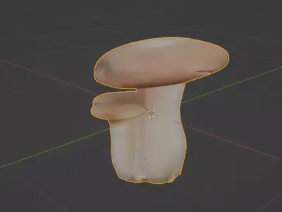 Mushroom game ready asset  3D model
