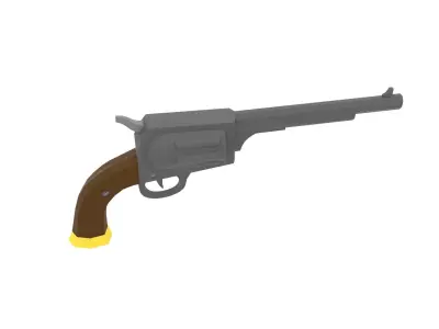 Low Poly Western Colt Free low-poly 3D model