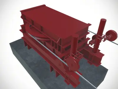 Wire Pulling Machine 3D model