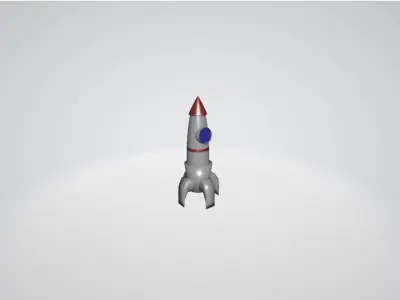 3d Rocket korean 3D model