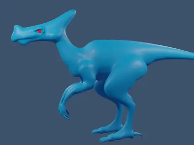 dinosaur base model and 3d print model 3D model