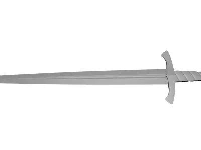 Soldiers sword  3D print model