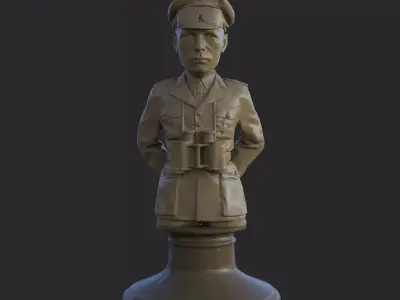 Bust Rommel  3D print model