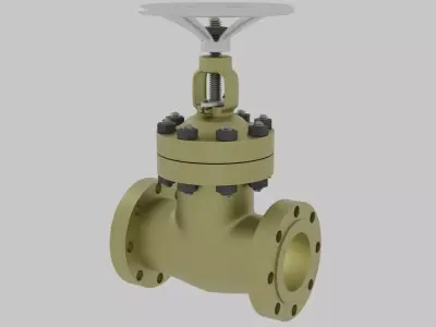 Valve gate Free 3D model purchase