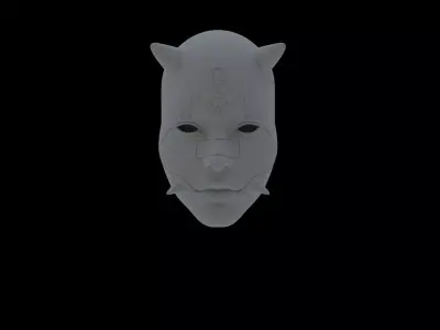 female-hannya 3D model