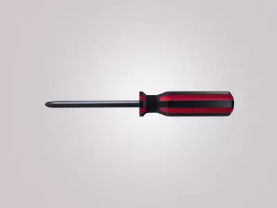 Precision Hand Tool - Cross-Head Drive - Game Ready 3D Model Free low-poly 3D model