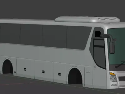 Hyundai Universe Noble South America Variant 3D model
