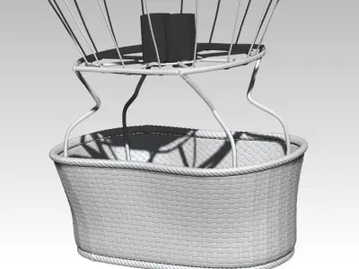 Hot Air Balloon 3D model