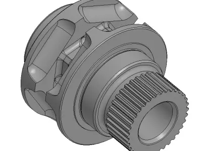 Drive star for chain Free 3D model