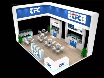 Exhibition - Area - 6X9-3DMAX2009-024 3D model