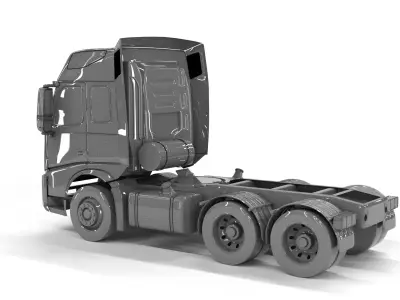 HOWO TH7 2025 3D Model  Sinotruk Heavy Duty High Poly Detailed 3D model
