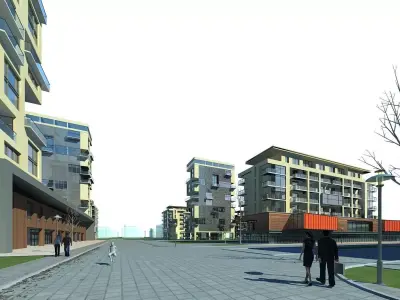 Office Building 3D model 417