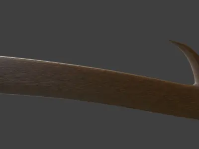 Sword - Katana Low-poly 3D model purchase