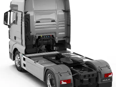 TRUCK XLX 4X2 Semi Truck 3D model