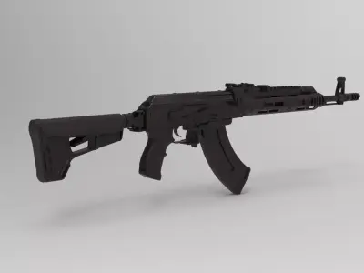 AK-19 Assault rifle 3D model purchase