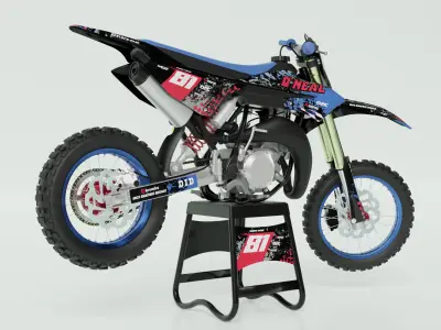 YAMAHA YZ65 MOTOCROSS 3D model