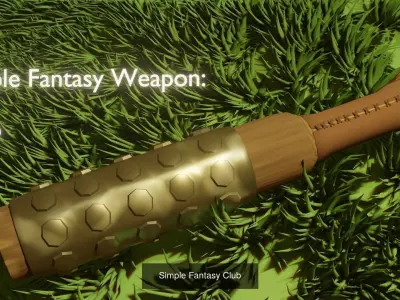 Simple Fantasy Weapons Pack 3D Model Collection