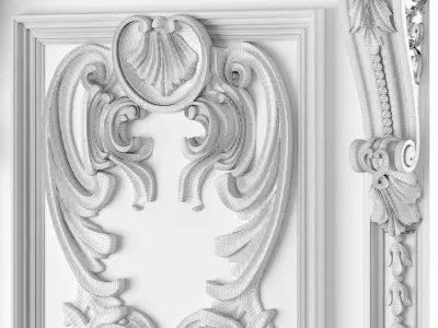 classical door 3D model
