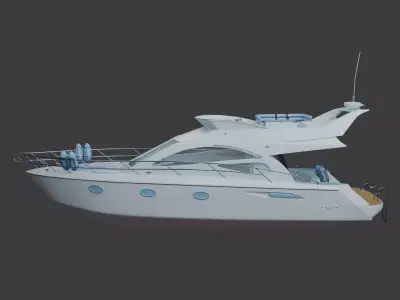 Yacht 3D model