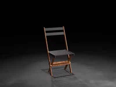 Low poly chairs pack Low-poly 3D model