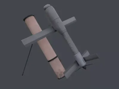 Switchblade 600 Low-poly 3D model
